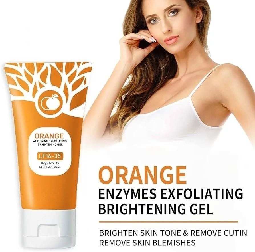 Orange Exfoliating whitening Gel Free Delivery with 50% OFF 🎁