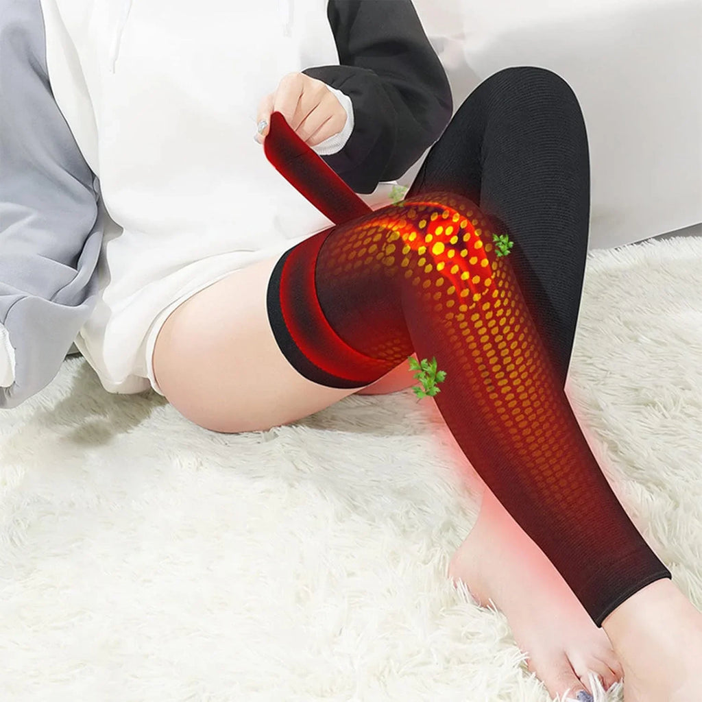🔥  1 Pair Premium Winter Full Wool Knee Warmers Free Delivery with 50% OFF 🎁