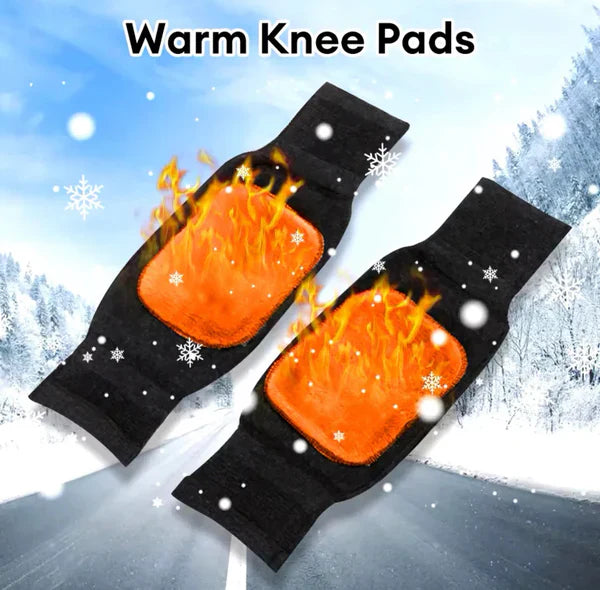 🔥  1 Pair Premium Winter Full Wool Knee Warmers Free Delivery with 50% OFF 🎁