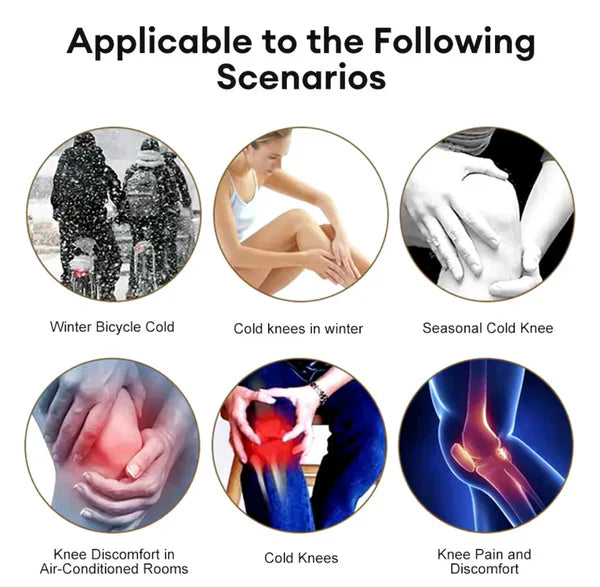🔥  1 Pair Premium Winter Full Wool Knee Warmers Free Delivery with 50% OFF 🎁