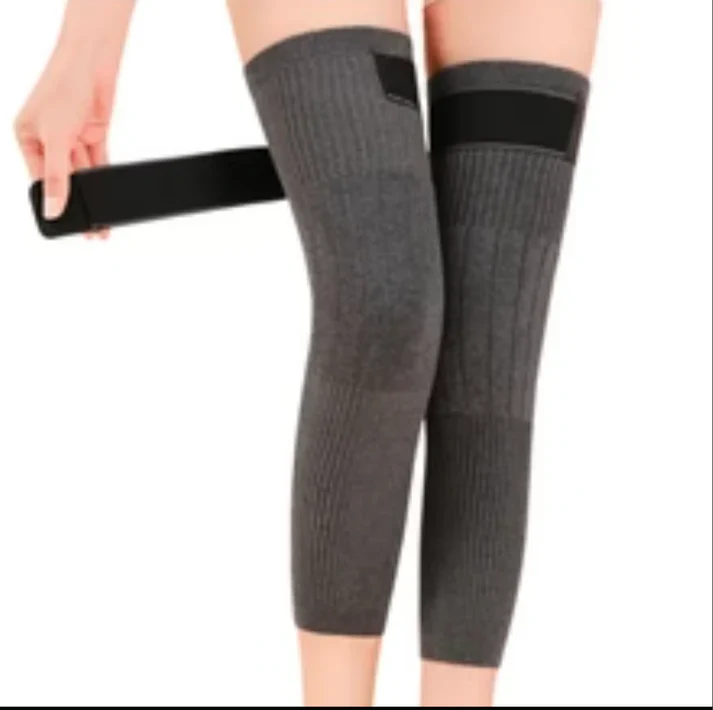 🔥  1 Pair Premium Winter Full Wool Knee Warmers Free Delivery with 50% OFF 🎁